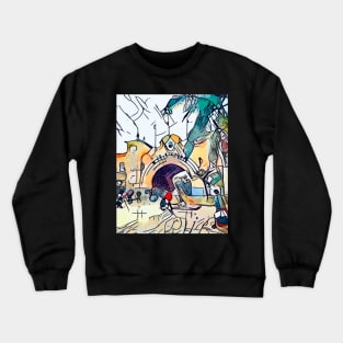 On the way in Santa Cruz #2 Crewneck Sweatshirt